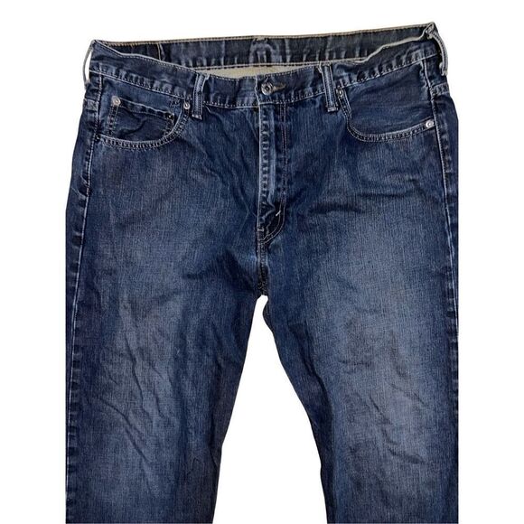 Levi’s 569™ Loose Straight Fit Dark Wash Men’s Jeans size 36/30 - Picture 3 of 11